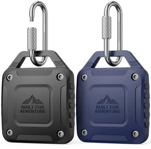 IPX8 Waterproof Case for Apple AirTag 1st/2nd Gen Holder with Keychain, for AirTag Lock Case with Professional Carabiner, Sturdy & Shockproof, for Keys, Backpack,Luggage, Pet Collar, Black Blue IPX8 Waterproof Case for Apple AirTag 1st/2nd Gen Holder with Keychain, for AirTag Lock Case with Professional Carabiner, Sturdy & Shockproof, for Keys, Backpack,Luggage, Pet Collar, Black Blue