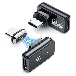 240W Magnetic USB C Adapter 2Pack, 24PIN USB C Magnetic Adapter Support 40Gbps Data Transfer, 8K 60Hz Video Output for Thundebolt MacBook Pro/Air, iPhone 17/16/15 240W Magnetic USB C Adapter 2Pack, 24PIN USB C Magnetic Adapter Support 40Gbps Data Transfer, 8K 60Hz Video Output for Thundebolt MacBook Pro/Air, iPhone 17/16/15
