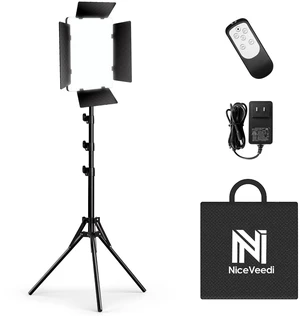 36W Photography Lighting, Bi-Color Studio Light, CRI 95+, Dimmable AC Adapter Powered LED Video Light Kit with Remote Control & 72 Tripod, Light for Video Recording/YouTube/TikTok/Ins 36W Photography Lighting, Bi-Color Studio Light, CRI 95+, Dimmable AC Adapter Powered LED Video Light Kit with Remote Control & 72 Tripod, Light for Video Recording/YouTube/TikTok/Ins