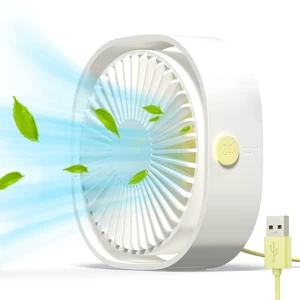 Small USB Fan Small Quiet Portable USB Powered ONLY (No Battery), Cooling 3 Speed Setting 360° Adjustable Swivel Desktop Personal Fan for Home Office Bedroom Outdoor Travel Summer (White) Small USB Fan Small Quiet Portable USB Powered ONLY (No Battery), Cooling 3 Speed Setting 360° Adjustable Swivel Desktop Personal Fan for Home Office Bedroom Outdoor Travel Summer (White)