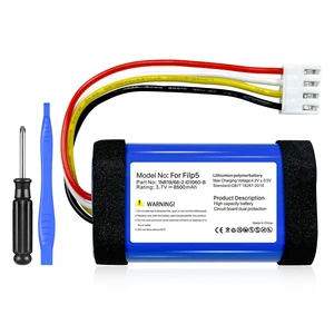 8500mAh Replacement Battery for JBL Flip 5, Part No: 1INR19/66-2 ID1060-B, 2026 Upgrade High Capacity 3.7V Battery for Flip 5 Bluetooth Speaker 8500mAh Replacement Battery for JBL Flip 5, Part No: 1INR19/66-2 ID1060-B, 2026 Upgrade High Capacity 3.7V Battery for Flip 5 Bluetooth Speaker
