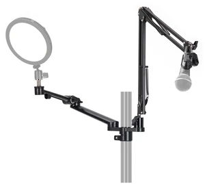 Modular Light and Microphone Boom Arm Titanrig Arm Y Dual Arm Set Compatible for 35 mm Rod, 18" Articulate Arm with Spigot Mount for COB Lights + 29.4" (Max) Mic Boom Stand Modular Light and Microphone Boom Arm Titanrig Arm Y Dual Arm Set Compatible for 35 mm Rod, 18" Articulate Arm with Spigot Mount for COB Lights + 29.4" (Max) Mic Boom Stand