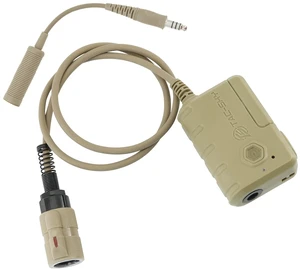 6Pin Extension Cable PTT Adapter with Conversion Cable for 7.0mm Plug Tactical Headsets,Connect to Phones for Music & Calls (Tan) 6Pin Extension Cable PTT Adapter with Conversion Cable for 7.0mm Plug Tactical Headsets,Connect to Phones for Music & Calls (Tan)