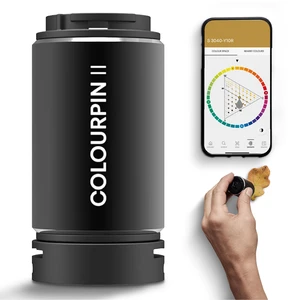 Colourpin II Color Reader - Bluetooth Color Matching Tool for Designers - Instantly Scan, Match & Share Colors - Compact & Portable - Includes Calibration Cap, USB Cable - 0.0838 lbs, 5.4 x 2.6 cm Colourpin II Color Reader - Bluetooth Color Matching Tool for Designers - Instantly Scan, Match & Share Colors - Compact & Portable - Includes Calibration Cap, USB Cable - 0.0838 lbs, 5.4 x 2.6 cm