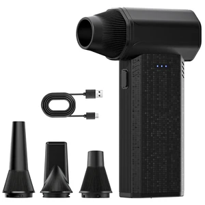 Mini Cordless Compressed Electric Air Duster for PC & Electronics Cleaning 3-speed 110000RPM Super Power mini turbo fan, perfect to clean computers, consoles, electronics, home, car and outdoor dust Mini Cordless Compressed Electric Air Duster for PC & Electronics Cleaning 3-speed 110000RPM Super Power mini turbo fan, perfect to clean computers, consoles, electronics, home, car and outdoor dust