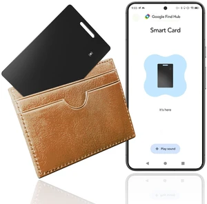 Wallet Tracker Card, Air Tracker Tags for Android - Work with Googles Find Hub App, Slim Bluetooth Tracker Smart Card Wallet Finder, IP68 Waterproof, Item Locator for Luggage Tags, Passports, Purse Wallet Tracker Card, Air Tracker Tags for Android - Work with Googles Find Hub App, Slim Bluetooth Tracker Smart Card Wallet Finder, IP68 Waterproof, Item Locator for Luggage Tags, Passports, Purse