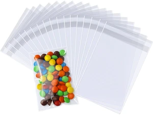 3x5 in Small Cellophane Treat Bags, Self-Sealing, 100 Pcs | Mini Clear Plastic Candy Bags for Small Cookie, Party Favor, Snack, Goodie, Jewelry, Stickers, Beads and Product 3x5 in Small Cellophane Treat Bags, Self-Sealing, 100 Pcs | Mini Clear Plastic Candy Bags for Small Cookie, Party Favor, Snack, Goodie, Jewelry, Stickers, Beads and Product