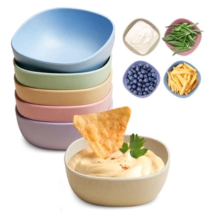 6 Pack Wheat Straw Soy Sauce Dishes, 4.5 OZ Small Dessert Bowls, Unbreakable Dipping Bowl, Pinch Bowls Set, Dipping Sauce Cups, Mini Prep Bowls, Dip Bowls for Side Dish, Ketchup, Soy, BBQ 6 Pack Wheat Straw Soy Sauce Dishes, 4.5 OZ Small Dessert Bowls, Unbreakable Dipping Bowl, Pinch Bowls Set, Dipping Sauce Cups, Mini Prep Bowls, Dip Bowls for Side Dish, Ketchup, Soy, BBQ