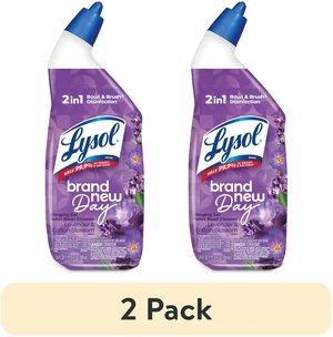 Lysol Toilet Bowl Cleaner Clinging Gel 2-Pack, 24 fl oz, Lavender & Cotton Blossom Scent Lysol Toilet Bowl Cleaner Clinging Gel 2-Pack, 24 fl oz, Lavender & Cotton Blossom Scent