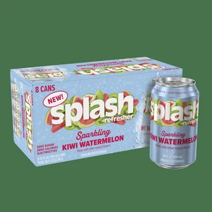 Splash Blast Sparkling Can 12 fl oz Kiwi Watermelon 8-Pack Splash Blast Sparkling Can 12 fl oz Kiwi Watermelon 8-Pack