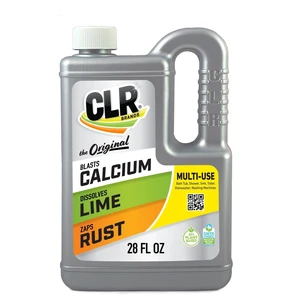 CLR Calcium Lime and Rust Remover, 28 oz, Multi-Use Household Cleaner, EPA Safer Choice CLR Calcium Lime and Rust Remover, 28 oz, Multi-Use Household Cleaner, EPA Safer Choice