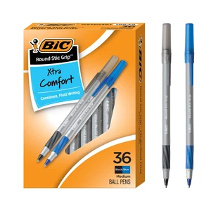 36-Count BIC Ballpoint Pens, Black and Blue Ink 36-Count BIC Ballpoint Pens, Black and Blue Ink