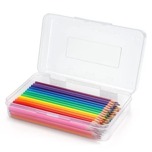 Tamaki 1 Pack Plastic Pencil Box, Large Capacity, Clear Tamaki 1 Pack Plastic Pencil Box, Large Capacity, Clear