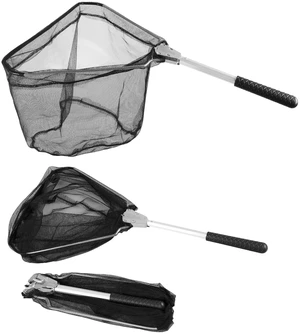 RESTCLOUD Fishing Landing Net with Telescoping Pole Handle, 40-63 Inches Extendable, Freshwater Fishing Net for Kids, Men, Women RESTCLOUD Fishing Landing Net with Telescoping Pole Handle, 40-63 Inches Extendable, Freshwater Fishing Net for Kids, Men, Women