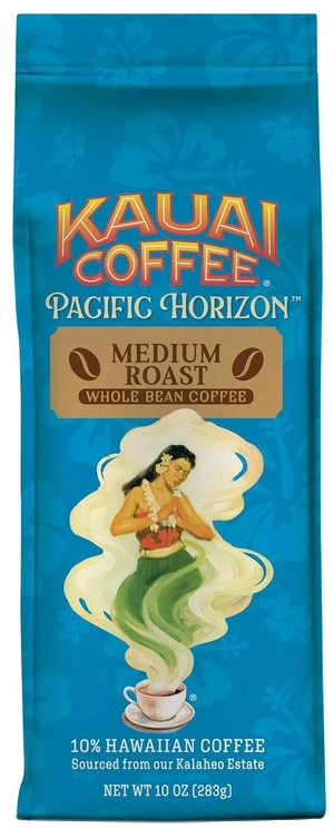 Kauai Coffee Koloa Estate Medium Roast Whole Bean Coffee, 10oz Bag Kauai Coffee Koloa Estate Medium Roast Whole Bean Coffee, 10oz Bag