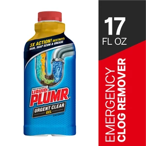 Liquid-Plumr Urgent Clear Drain Clog Remover Gel, 17 fl oz Liquid-Plumr Urgent Clear Drain Clog Remover Gel, 17 fl oz