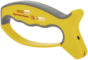 Smith's 50170 JIFFY V-Sharp Knife & Scissors Sharpener, Yellow and Grey Smith's 50170 JIFFY V-Sharp Knife & Scissors Sharpener, Yellow and Grey