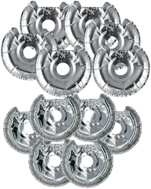 Mainstays R101F12 Disposable Foil Drip Pan Liners for Electric Stoves, 12-Pack Mainstays R101F12 Disposable Foil Drip Pan Liners for Electric Stoves, 12-Pack