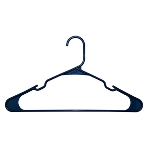 Mainstays Plastic Notched Adult Hangers 50 Count, Blue Sapphire Mainstays Plastic Notched Adult Hangers 50 Count, Blue Sapphire