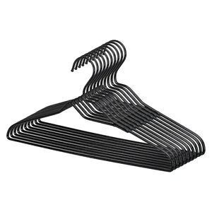 Better Homes & Gardens Black Non-Slip Adult Clothes Hangers with Chrome Hook, 10 Pack Better Homes & Gardens Black Non-Slip Adult Clothes Hangers with Chrome Hook, 10 Pack