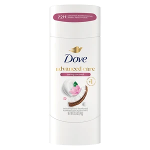 Dove Advanced Care Antiperspirant Deodorant Stick for Helping Repair Skin Barrier After Shaving, Caring Coconut with 72-Hour Sweat & Odor Protection, 2.6 oz Dove Advanced Care Antiperspirant Deodorant Stick for Helping Repair Skin Barrier After Shaving, Caring Coconut with 72-Hour Sweat & Odor Protection, 2.6 oz