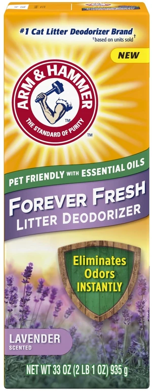 ARM & HAMMER Forever Fresh Cat Litter Deodorizer, Pet-Friendly Lavender Scent, 33 oz ARM & HAMMER Forever Fresh Cat Litter Deodorizer, Pet-Friendly Lavender Scent, 33 oz