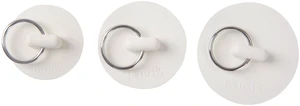 Mainstays 3 Piece Rubber Sink Stoppers with Rings for 1", 1.25", and 1.5" Bathroom Drains Mainstays 3 Piece Rubber Sink Stoppers with Rings for 1", 1.25", and 1.5" Bathroom Drains