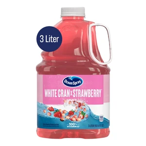 Ocean Spray White Cran-Strawberry Juice Drink, 3L Bottle Ocean Spray White Cran-Strawberry Juice Drink, 3L Bottle