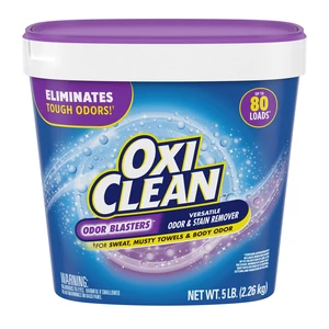 OxiClean Odor Blasters Versatile Laundry Stain Remover Powder, 5lb OxiClean Odor Blasters Versatile Laundry Stain Remover Powder, 5lb