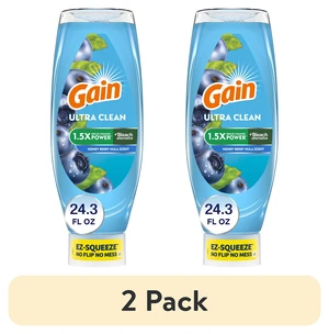 Gain EZ-Squeeze Dish Soap, Honeyberry Hula, 2-Pack, 24.3fl oz Gain EZ-Squeeze Dish Soap, Honeyberry Hula, 2-Pack, 24.3fl oz