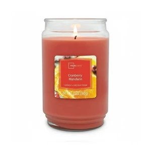 Mainstays Cranberry Mandarin Scented Single-Wick Glass Jar Candle 20oz Mainstays Cranberry Mandarin Scented Single-Wick Glass Jar Candle 20oz