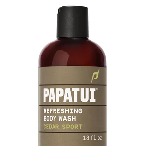 Papatui Men's Body Wash, Cedar Sport, 18oz, Exfoliating, Hydrating, Made with Coconut Oil, Dermatologist-Tested, Sulfate-Free Papatui Men's Body Wash, Cedar Sport, 18oz, Exfoliating, Hydrating, Made with Coconut Oil, Dermatologist-Tested, Sulfate-Free