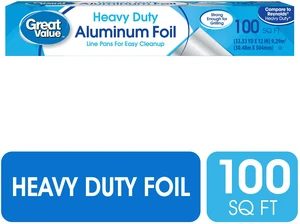 Great Value Heavy Duty Aluminum Foil, 100 Sq Ft Great Value Heavy Duty Aluminum Foil, 100 Sq Ft