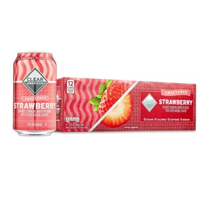 Clear American Strawberry Sparkling Water, 12 fl oz, 12 Count Clear American Strawberry Sparkling Water, 12 fl oz, 12 Count