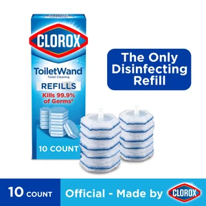 Clorox ToiletWand Toilet Cleaning Refills, Disinfecting Scrubbing Pads, 10 Count Clorox ToiletWand Toilet Cleaning Refills, Disinfecting Scrubbing Pads, 10 Count
