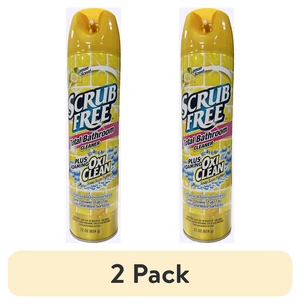 Scrub Free 2-Pack Bathroom Cleaner 22oz Lemon Scent Oxi Clean Foaming Spray Scrub Free 2-Pack Bathroom Cleaner 22oz Lemon Scent Oxi Clean Foaming Spray