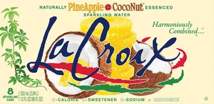 LaCroix Pineapple Coconut Sparkling Water, 8 Pack, 12oz Cans LaCroix Pineapple Coconut Sparkling Water, 8 Pack, 12oz Cans
