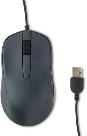 Onn Wired USB Mouse, 3 Buttons, Gray Onn Wired USB Mouse, 3 Buttons, Gray
