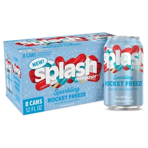Splash Refresher Flavored Sparkling Water Cans, 12 Fl Oz, 8 Pack Splash Refresher Flavored Sparkling Water Cans, 12 Fl Oz, 8 Pack