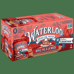 Waterloo Sparkling Water Apple Pie la Mode 12 fl oz 8 Pack Cans Waterloo Sparkling Water Apple Pie la Mode 12 fl oz 8 Pack Cans