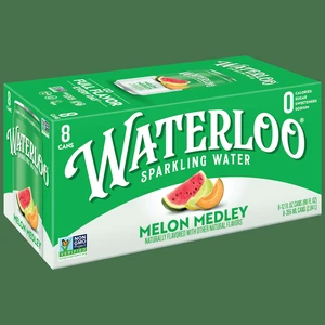Waterloo Sparkling Water Melon Medley 12 fl oz 8 Pack Cans Waterloo Sparkling Water Melon Medley 12 fl oz 8 Pack Cans