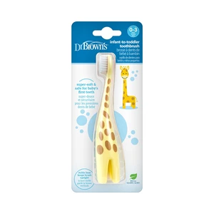Dr. Brown's Infant-to-Toddler Toothbrush, Giraffe Dr. Brown's Infant-to-Toddler Toothbrush, Giraffe