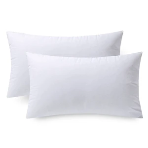 Phantoscope Hypoallergenic 12x20 Pillow Inserts 2 Pack, Soft Rectangular Cushion Pair for Couch and Bed Phantoscope Hypoallergenic 12x20 Pillow Inserts 2 Pack, Soft Rectangular Cushion Pair for Couch and Bed