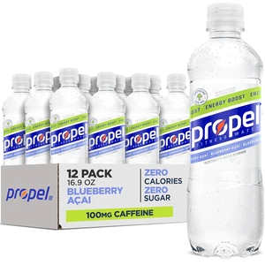 9Fl Oz, 12Count Propel Energy Boost Electrolyte Water, Blueberry Acai 9Fl Oz, 12Count Propel Energy Boost Electrolyte Water, Blueberry Acai