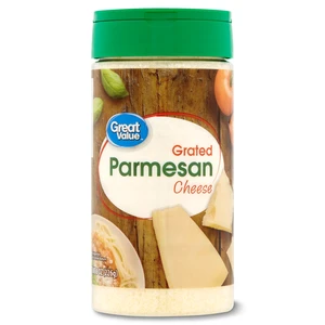 8oz Shaker Great Value Grated Parmesan Cheese 8oz Shaker Great Value Grated Parmesan Cheese