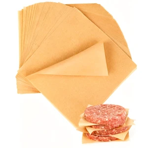 100 PCS Hamburger Patty Paper 6x6 Non-Stick Parchment Squares, Burger Press, Cookies, Microwave, Oven, Freezer 100 PCS Hamburger Patty Paper 6x6 Non-Stick Parchment Squares, Burger Press, Cookies, Microwave, Oven, Freezer