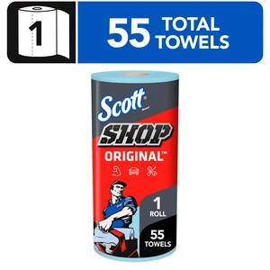 Scott Original Shop Towels, 55 Count, Single Roll Scott Original Shop Towels, 55 Count, Single Roll