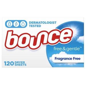 Bounce Free & Gentle Unscented Fabric Softener Dryer Sheets, 120 Count Bounce Free & Gentle Unscented Fabric Softener Dryer Sheets, 120 Count