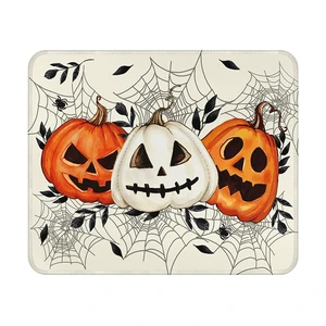 Spooky Halloween Pumpkin Mouse Pad 9.5x7.9 Inch With Anti-Slip Rubber Base for Computer Keyboard and Mouse Spooky Halloween Pumpkin Mouse Pad 9.5x7.9 Inch With Anti-Slip Rubber Base for Computer Keyboard and Mouse