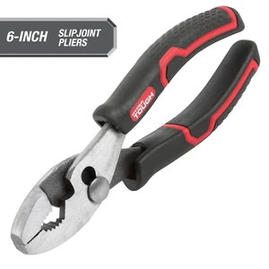 Hyper Tough 6-Inch Slip Joint Pliers with Soft-Grip Handles Hyper Tough 6-Inch Slip Joint Pliers with Soft-Grip Handles